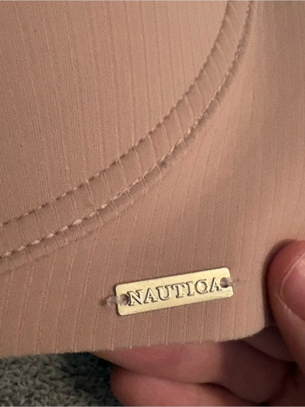 Nautica Intimates Bra 38C Light Pink Removable Straps Underwire Lightly Padded
